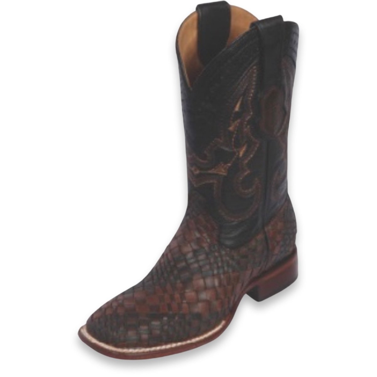 Men's Hand Embroidered Rodeo Boot - CharroAzteca.com
