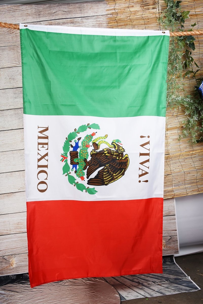 VIVA MEXICO flag - CharroAzteca.com