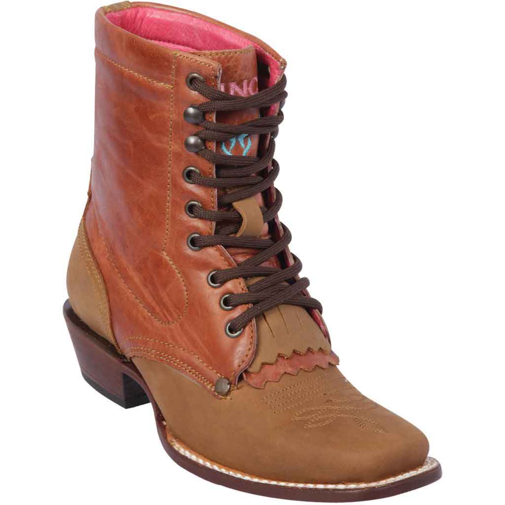 Women Lace Up Boots | CharroAzteca.com