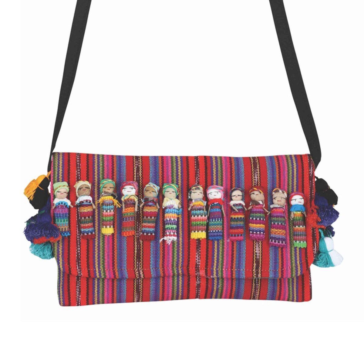 Hand made Mexican embroidered bag - CharroAzteca.com