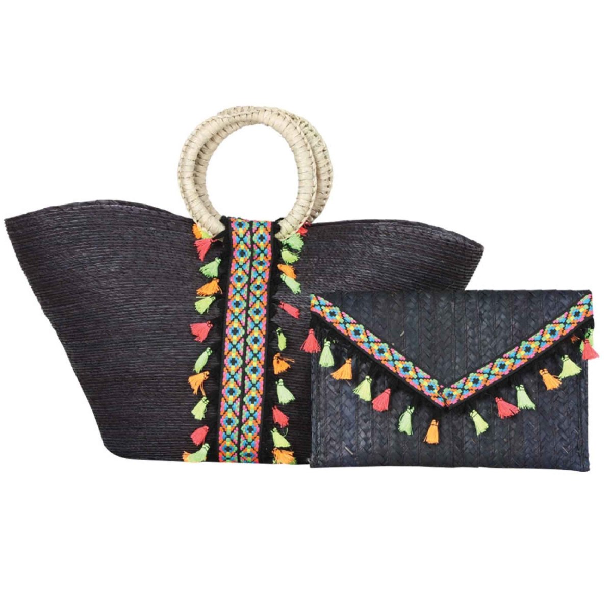 Handmade Artesanal handbag (2 piece set) - CharroAzteca.com