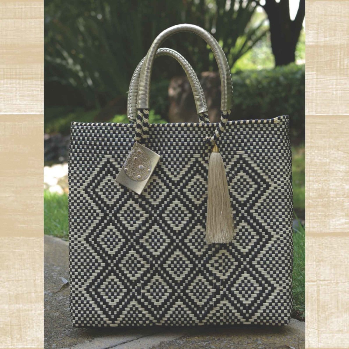 Handmade Artesanal handbag - CharroAzteca.com