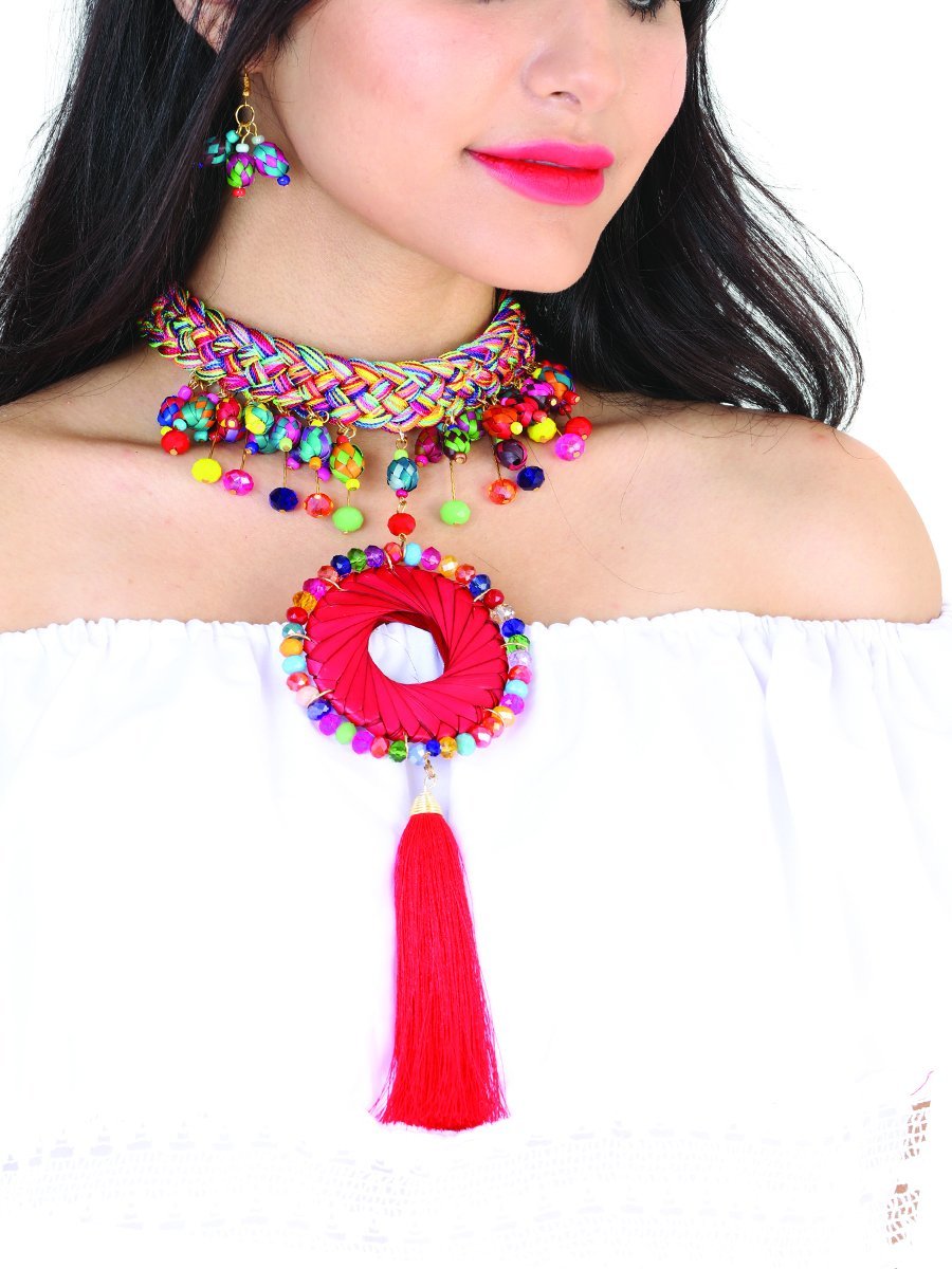 Handmade Mexican Necklace - CharroAzteca.com