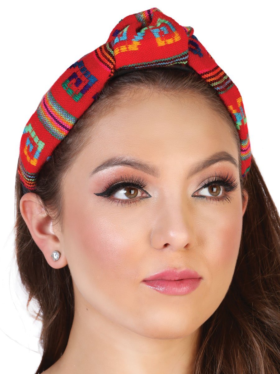 Ladies Knotted Cambaya Turban Headband - CharroAzteca.com