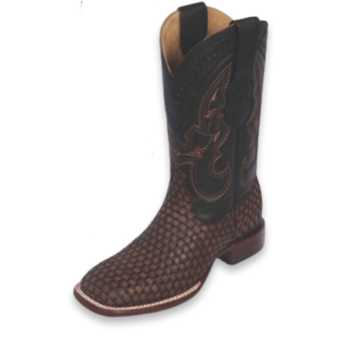 Men's Hand Embroidered Rodeo Boot - CharroAzteca.com