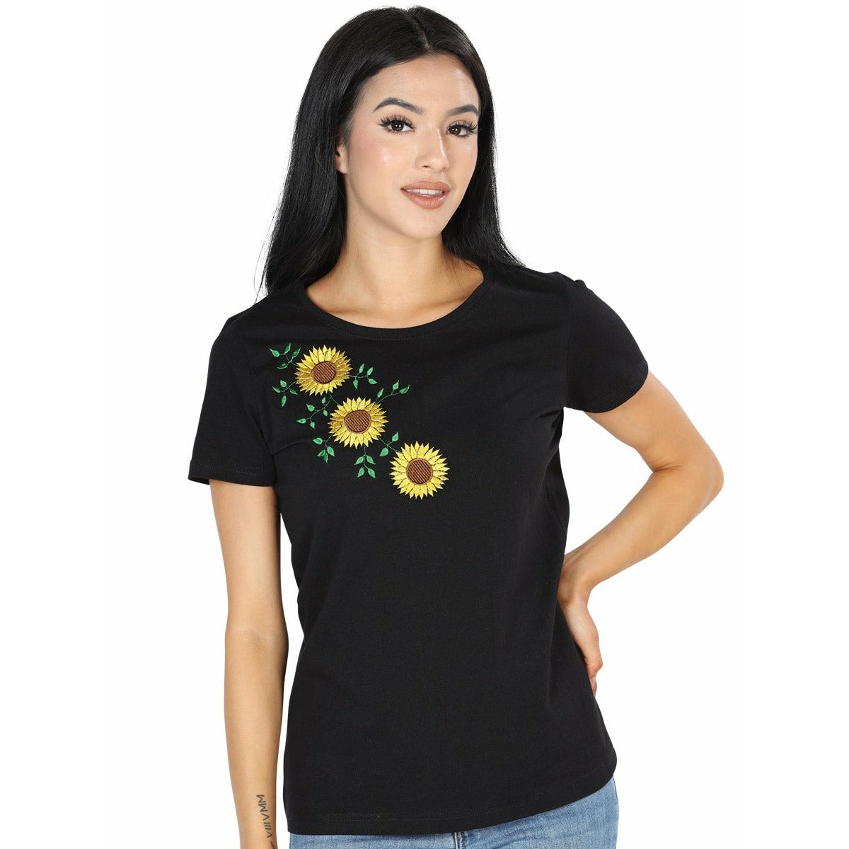 Mexican Embroidered Shirt - Girasol - CharroAzteca.com