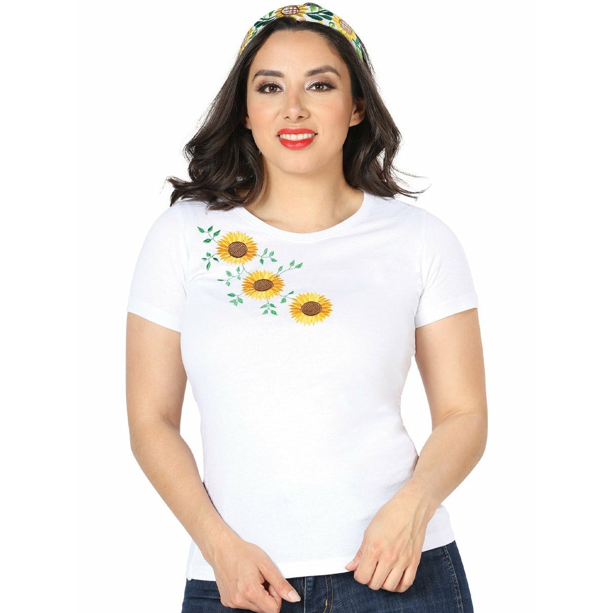 Mexican Embroidered Shirt - Girasol - CharroAzteca.com