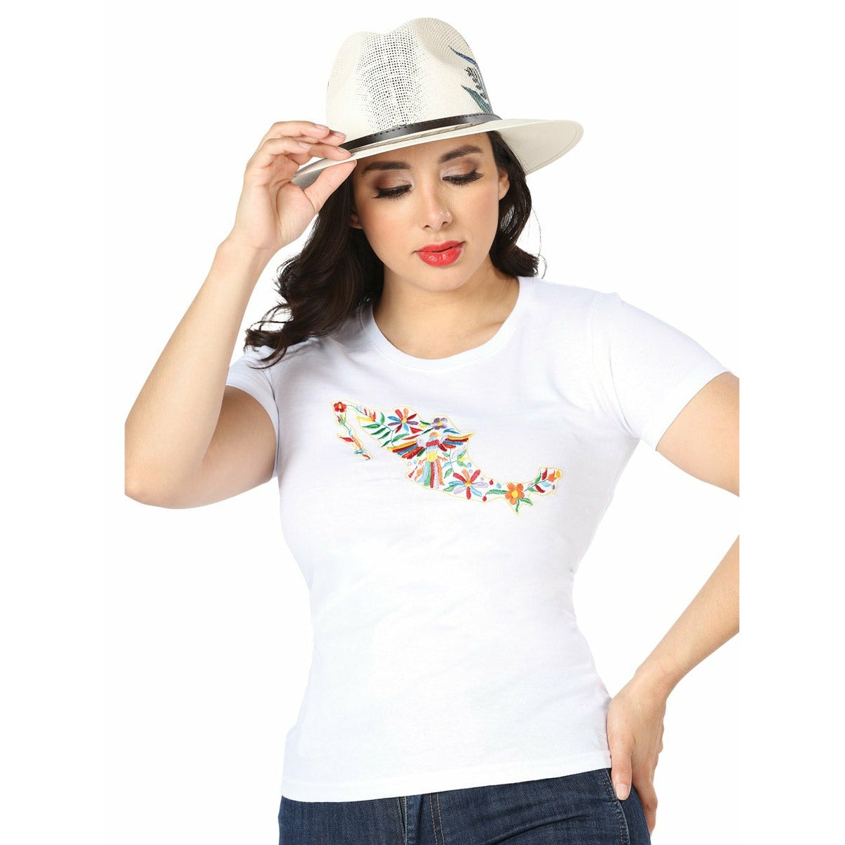 Mexican Embroidered Shirt - Mexico Lindo - CharroAzteca.com