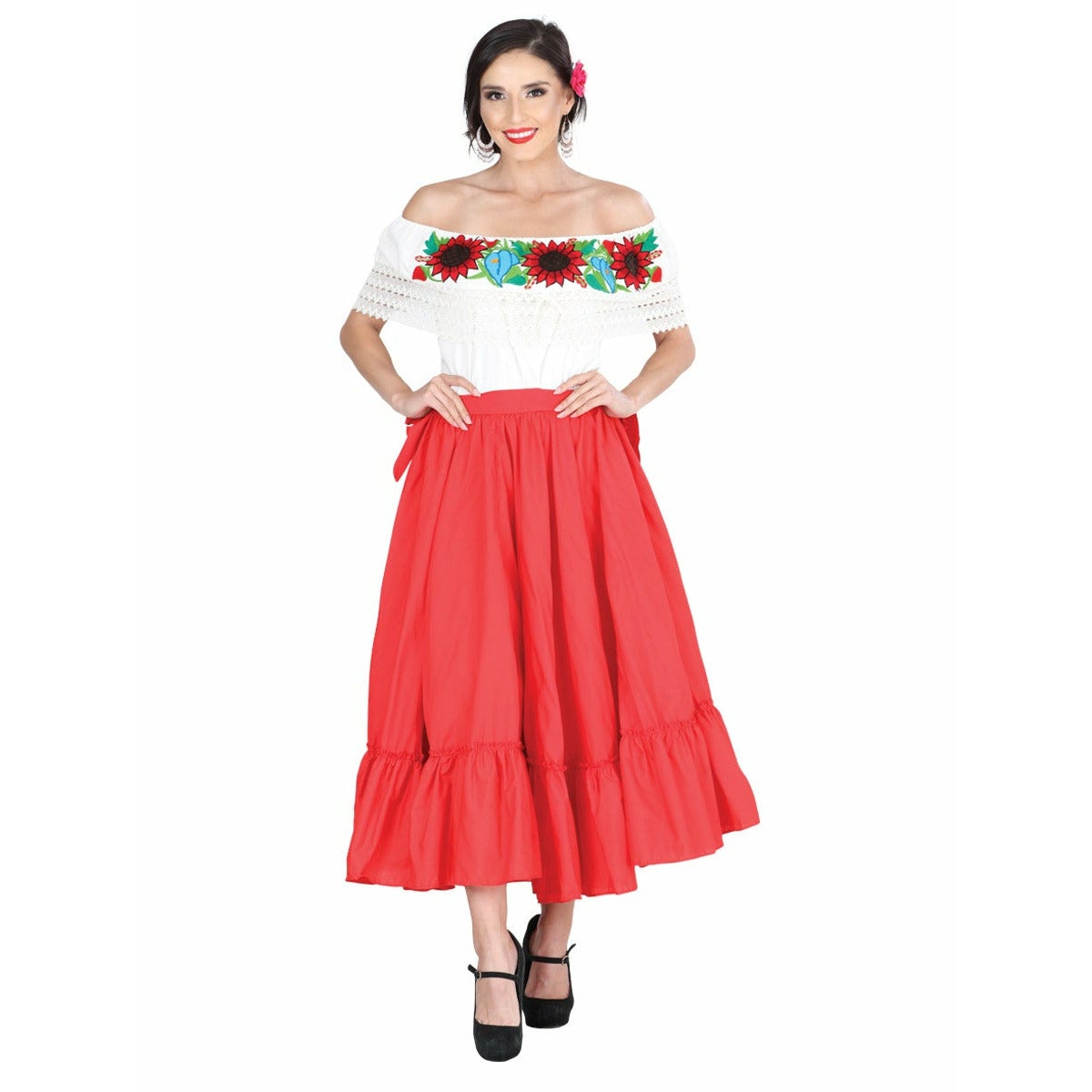 Folklorico Falda Ensayo - Skirt - CharroAzteca.com