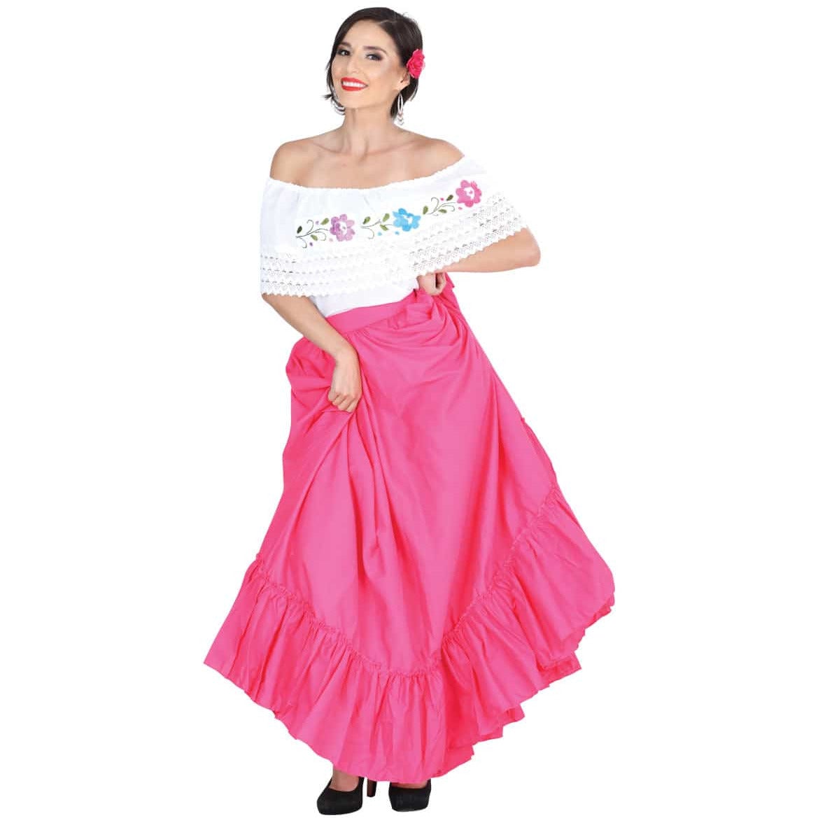 Folklorico Falda Ensayo - Skirt - CharroAzteca.com