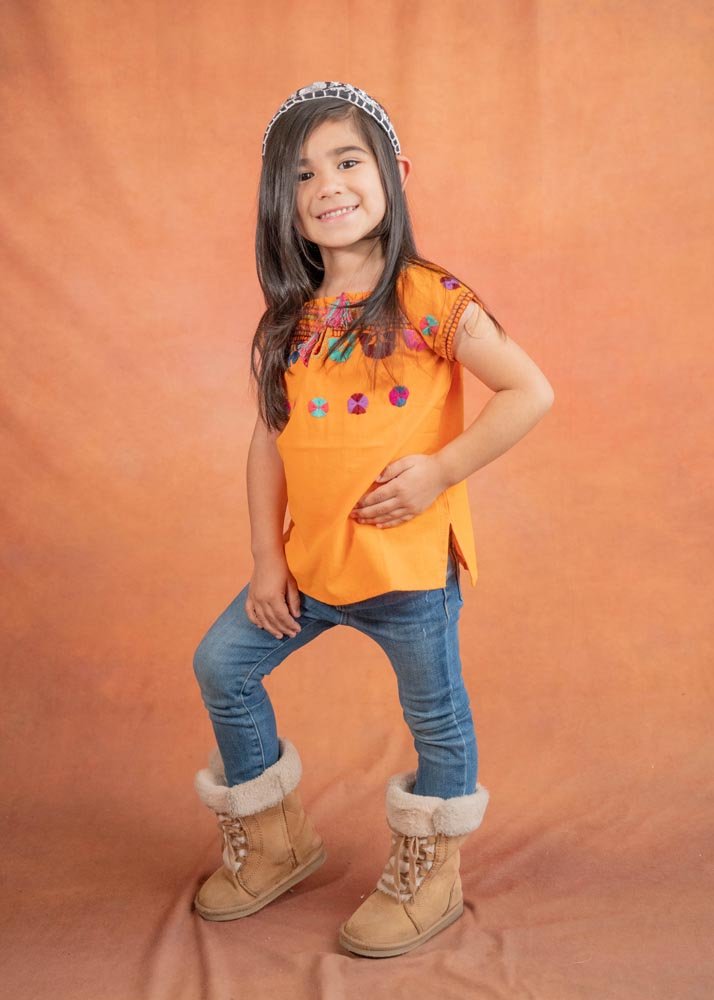 Mexican Girls Artesanal Shirt - Chamula - CharroAzteca.com