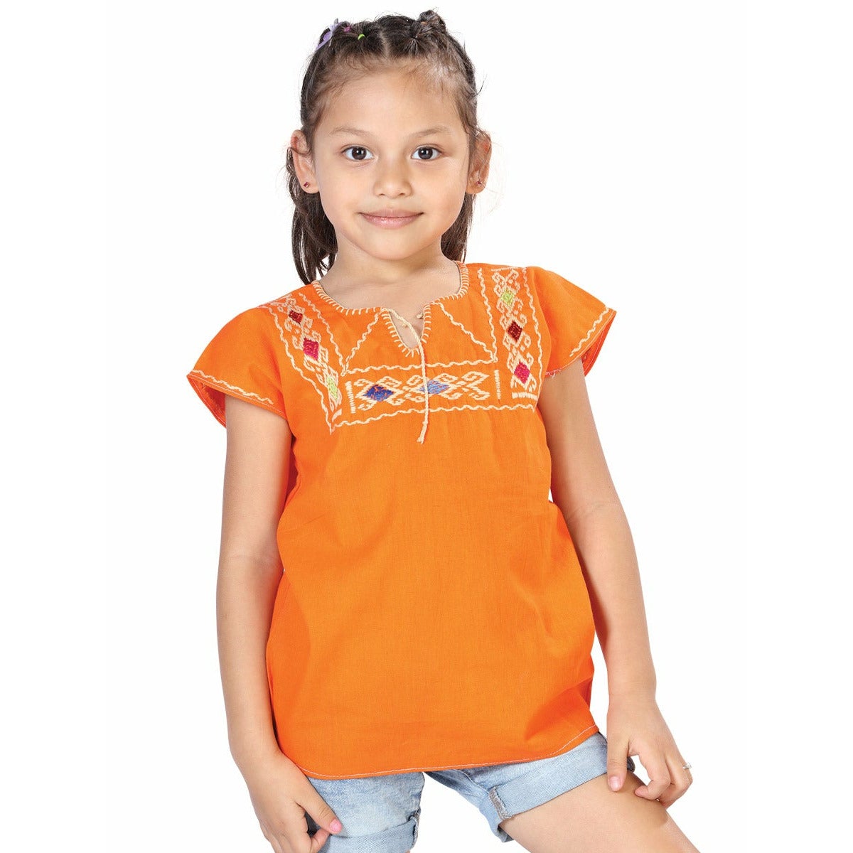 Mexican Girls Artesanal Shirt - Maya - CharroAzteca.com