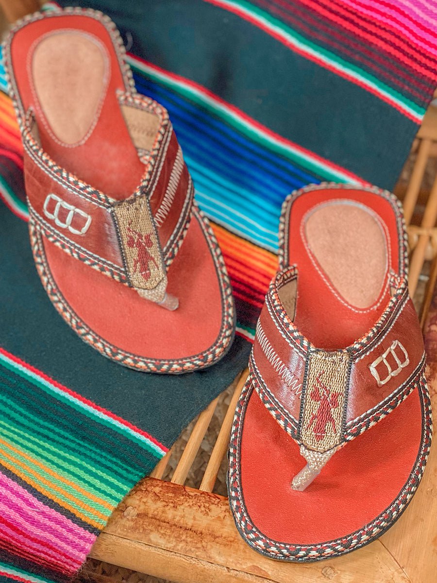 Mexican Handmade Men Sandal - CharroAzteca.com