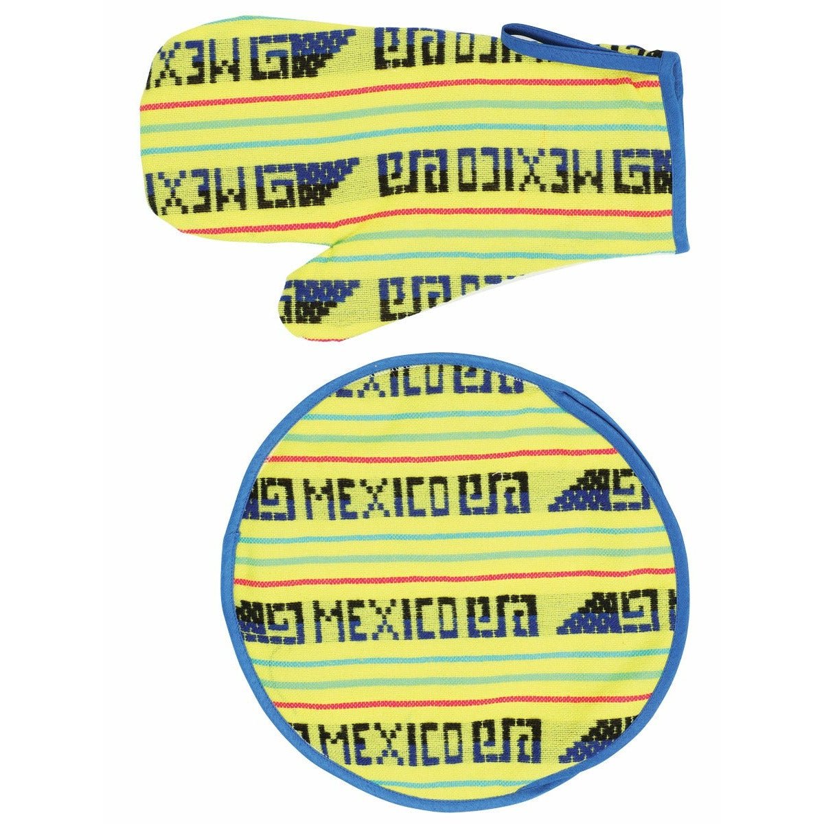 Mexican Oven glove and tortillero set - CharroAzteca.com
