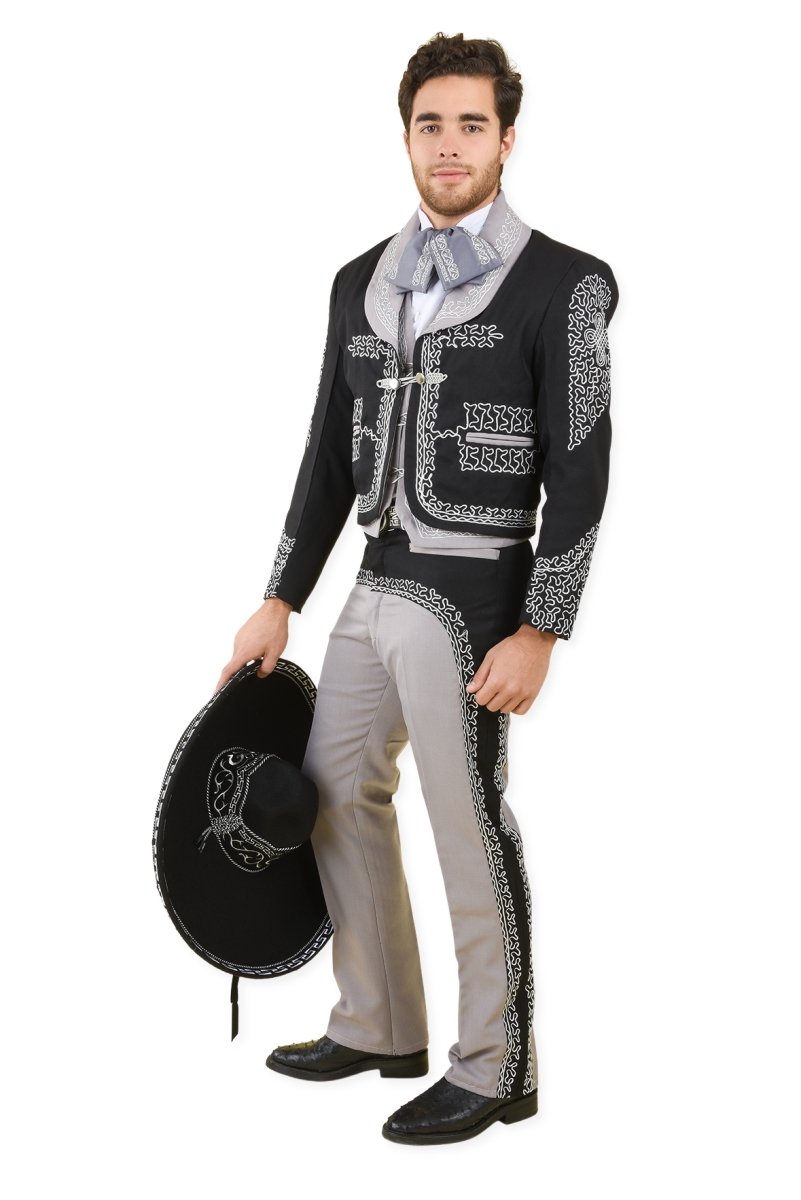 Mexican Traje Charro - 7 Piece Complete Outfit - CharroAzteca.com