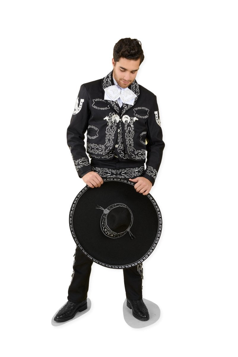Mexican Traje Charro - 7 Piece Complete Outfit - CharroAzteca.com