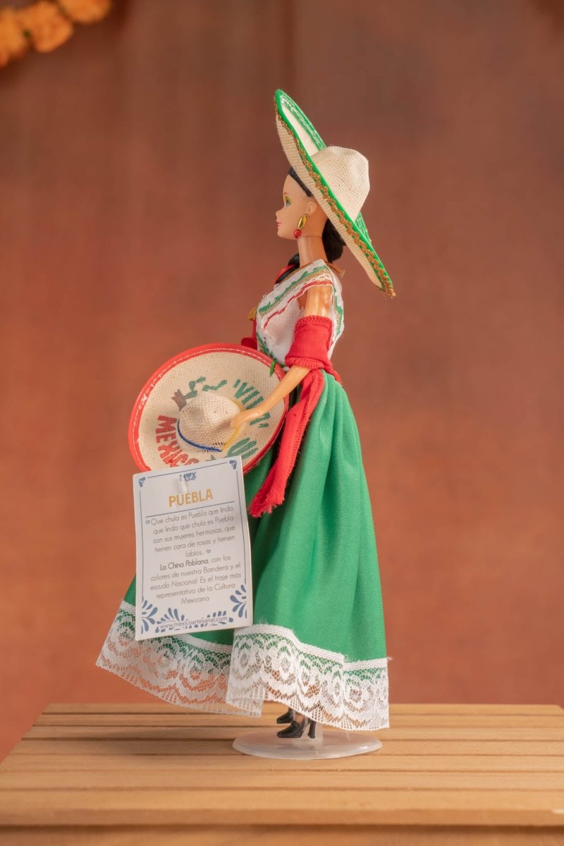 Puebla Mexican Doll - CharroAzteca.com