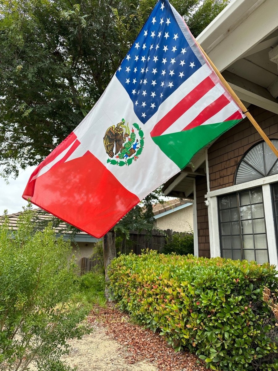 Two Nations, One Flag : Celebrate the Unity of Mexico and USA - CharroAzteca.com