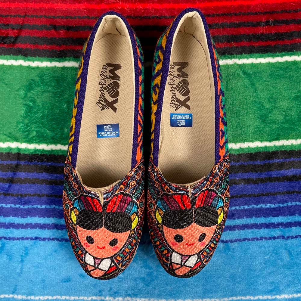 Women Mexican Hand Made Shoes - CharroAzteca.com