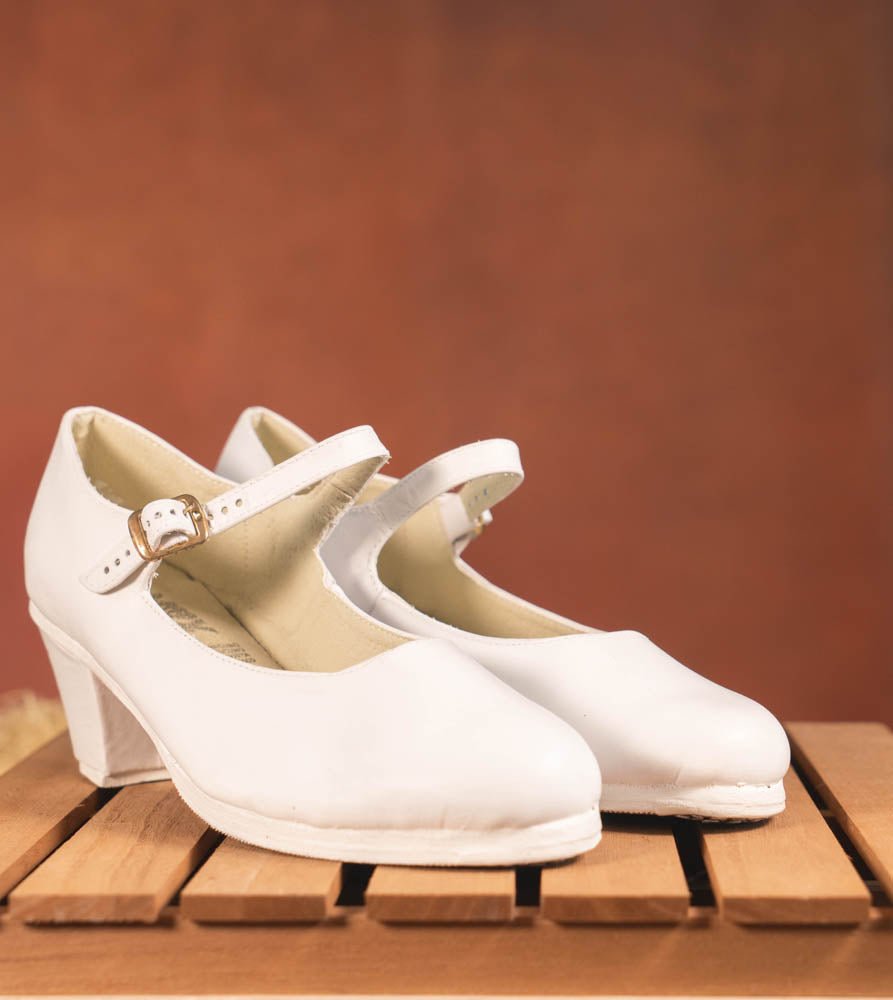 Women's Mexican Professional Folklorico Shoes - CharroAzteca.com