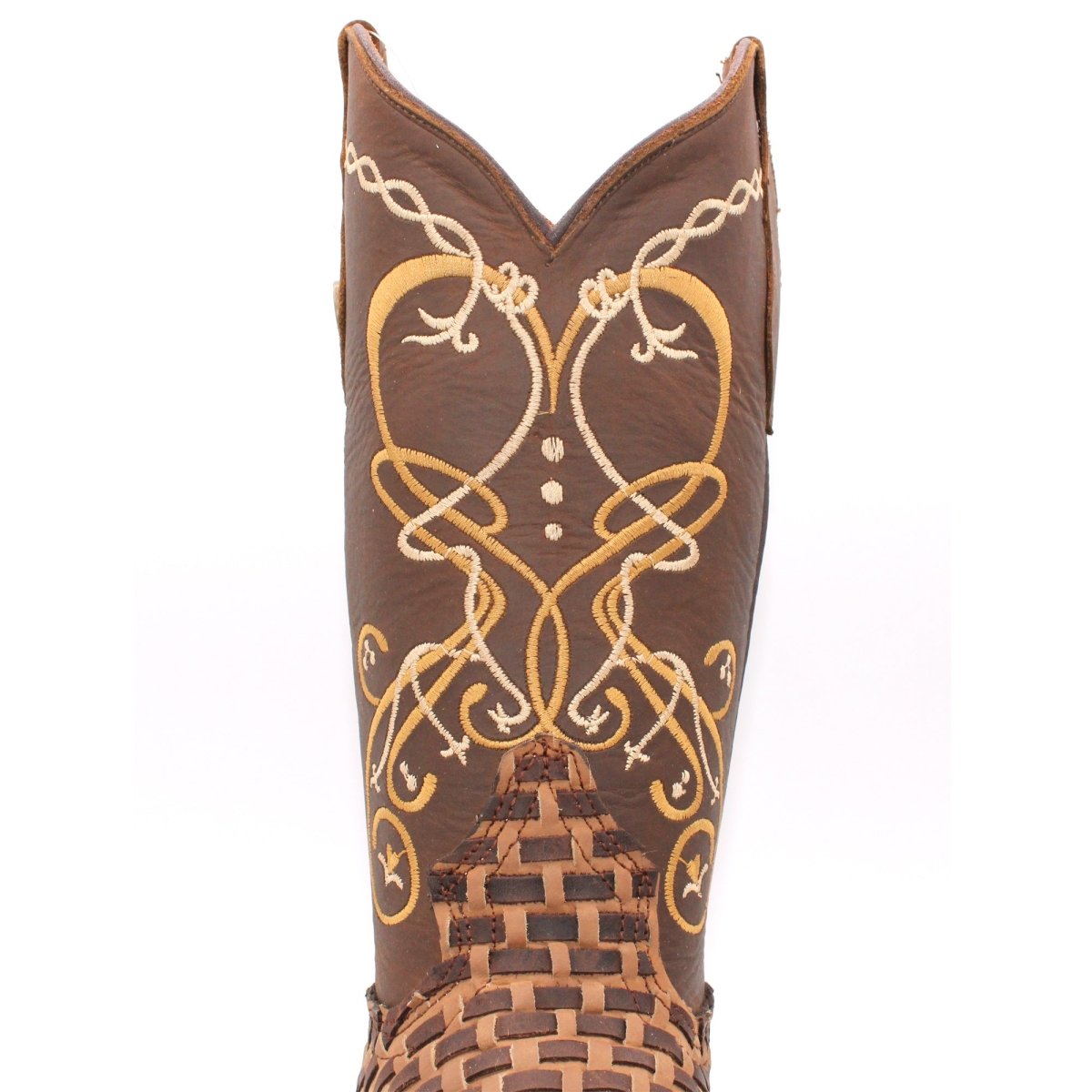 Women's Premium Handmade Wide Square Toe Cowgirl Boot - CharroAzteca.com